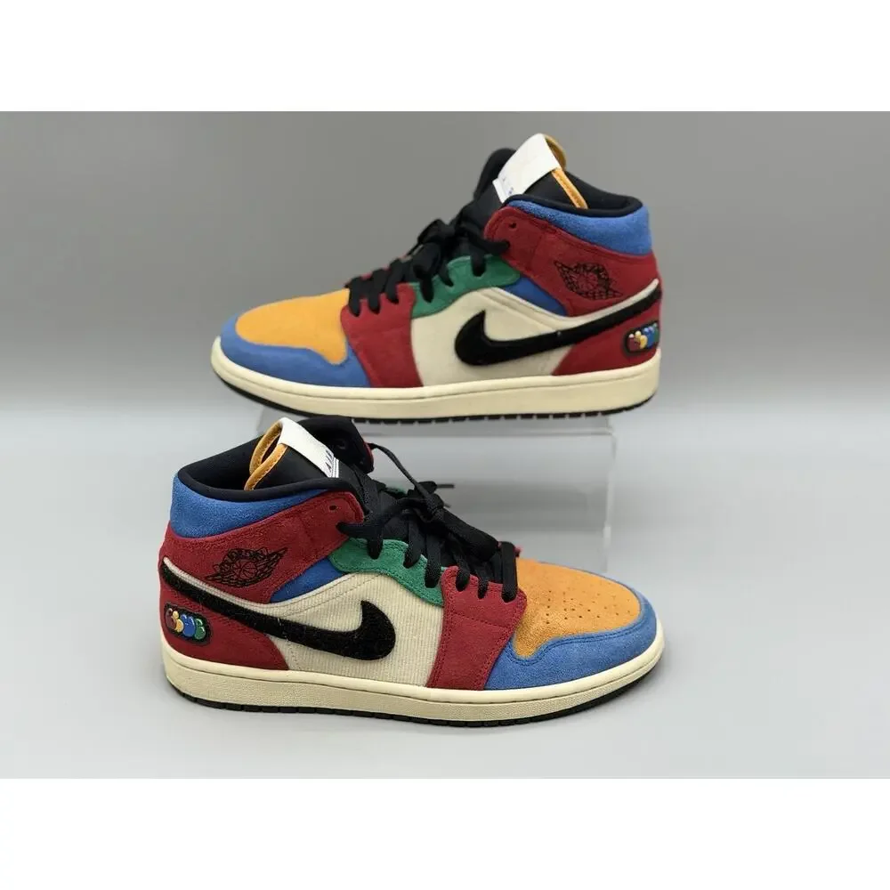 Jordan 1 Mid SE Fearless Blue The Great Men’s 8 CU2805-100 Multicolor /pre-owned